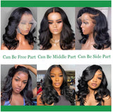 Body wave 18''Transparence Lace Wig - 250 Density , 13x4 Lace Frontal, Natural Color, Pre-Plucked Hairline