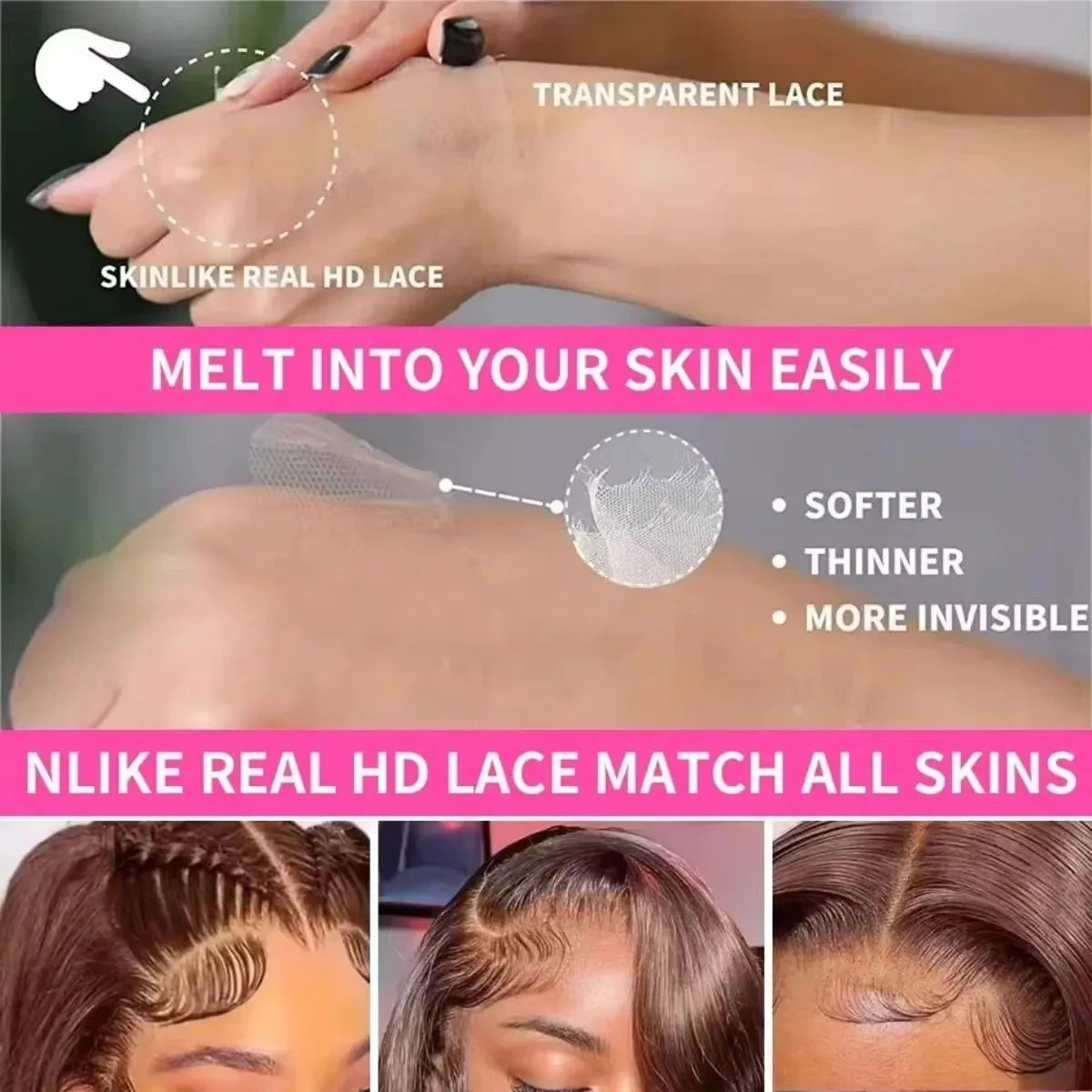 Bone Straight Chocolate Brown 13x6 Lace Frontal Wig 30 Inch Human Hair 13x4 Hd Lace Front Wigs Colored Brazilian Women Choice